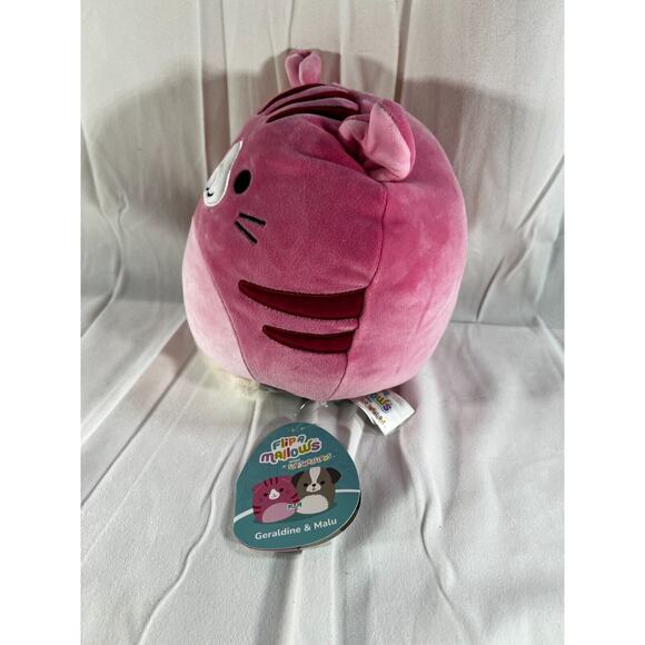 Squishmallows Flipamallows 8" Geraldine & Mali Cat Dog Original Plush New NWT - Picture 2 of 13